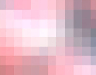Abstract Pixelated Mosaic Background with Pink and Grey Shades