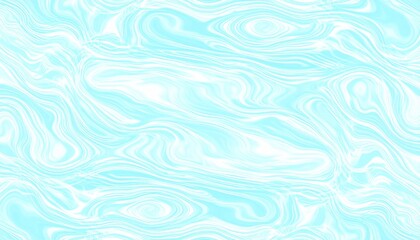 Obraz premium Abstract Swirls of Cool Blue and White with a Fluid, Organic Pattern