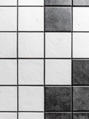 Naklejka premium Monochrome Tile Mosaic Pattern