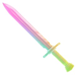 Colorful sword graphic
