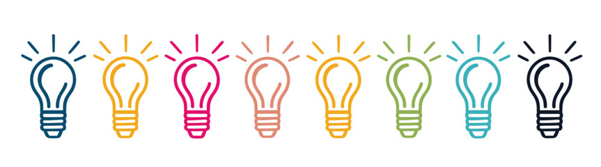 A creative menu design featuring a fork and spoon, symbolizing bright ideas and business innovation