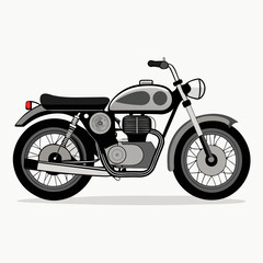 Obraz premium motorcycle isolated on white background