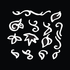 set of Hand drawn elements