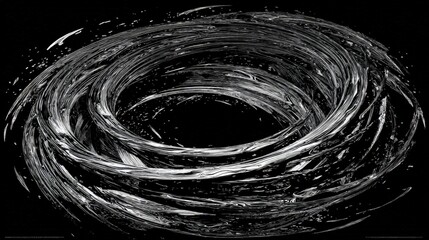 Whirlpool Galaxy Spiral Abstract Space Art