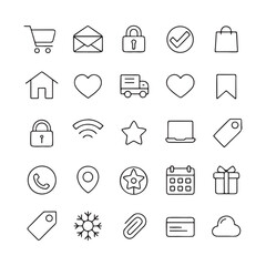 Fototapeta premium Social Media Icon Bundle