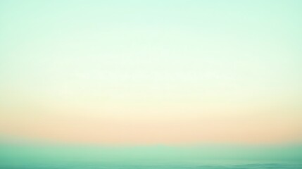 Fototapeta premium Serene pastel ocean horizon seascape background with soft colors and dreamy aesthetic