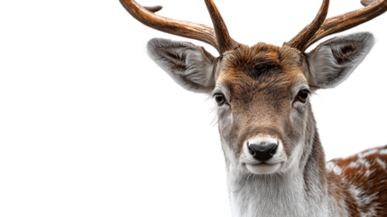 Fallow Deer Head Close-Up