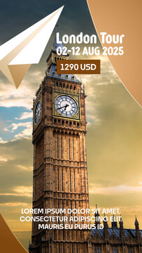 Flight Promo Animation - Travel and Airline Ad Template