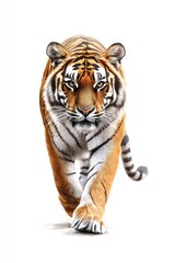 Obraz premium Walking Tiger - Close-up of Big Cat