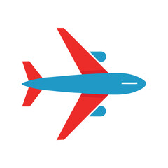 vector illustration of a plane