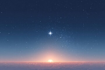 Fototapeta premium retro pixelated background showing abstract outer space with stars and planets clear centered void
