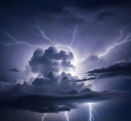 storm clouds over the dark