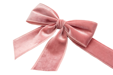 Elegant Dusty Rose Velvet Bow, Perfect for Gift Wrapping or Decoration