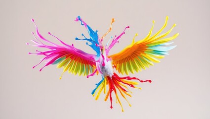 Exploding Colors: Phoenix of Imagination