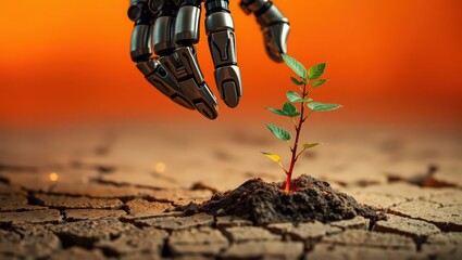  Robot Hand: Nurturing Life in Desolation