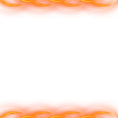 Obraz premium abstract background with orange waves frame 