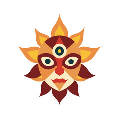 Himalayan Spiritual Region Mask Mandala