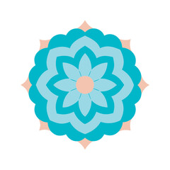 Concentric Scalloped Line Mandala Art