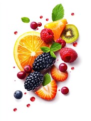 Colorful Fruit Bowl