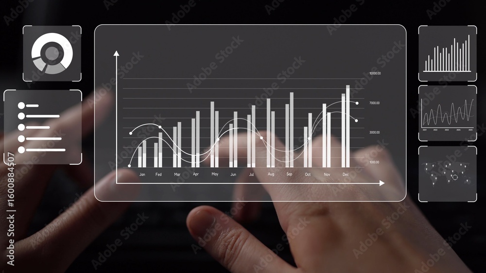 Aufkleber data analytics and big data strategy for real-time analytics, predictive data modeling, business int