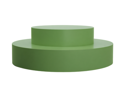 a green cake with a white background