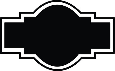 Frame clip art design on plain white transparent isolated background for card, shirt, hoodie, sweatshirt, apparel, tag, mug, icon, poster or badge