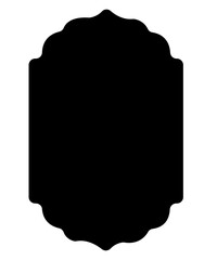 Frame clip art design on plain white transparent isolated background for card, shirt, hoodie, sweatshirt, apparel, tag, mug, icon, poster or badge