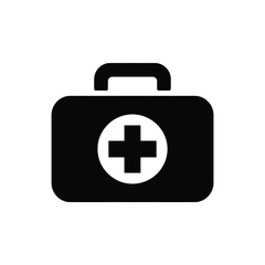 First aid kit icon with medical cross