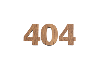a wooden number 40 with a white background