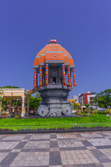 Valluvar Kottam after newly renovated 2025 is a monument in Chennai, dedicated to the classical Tamil poet-philosopher Thiruvalluvar, who penned his well-known Thirukkural more than 2,000 years ago.
