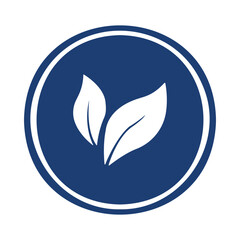 Organic Product Icon. Vector icon design