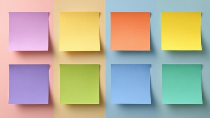 Fototapeta premium blank sticky note paper sheet template 3d icon, no logos, no brands