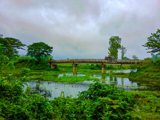 bridge over the river