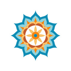 mandala vector art illustration