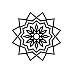 mandala vector art illustration