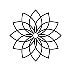 mandala vector art illustration