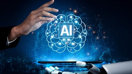 AI Assistant Brain Processor with LLM Technology, Big Data, Machine Learning, Generative AI for...