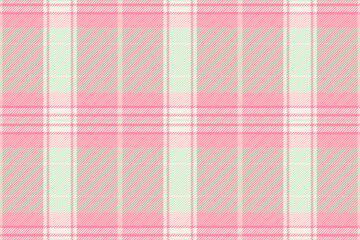 Fototapeta premium Sweet pastel pink and mint green plaid pattern. Ideal for textile design, fashion, stationery, and website backgrounds. This delicate, repeating texture evokes feelings of spring and femininity.