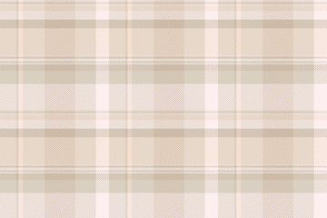 Beige plaid pattern. Soft, subtle textile design for backgrounds, fabrics, or web design. Represents comfort, tradition, and warmth.