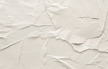Wrinkled Torn Paper Texture Background