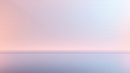 Fototapeta premium Soft pastel gradient background with subtle horizon line