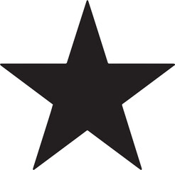Download Solid Black Star Icon for Ratings, Favorites, Awards, Badges, Navigation, Achievement Highlights, User Interface Design, and Graphic Design Projects