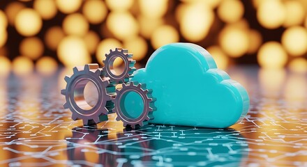 A Visual Representation of Seamless Gear Integration & Data Processing, Cloud Computing