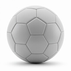 Fototapeta premium Soccer Ball on White Background