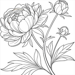 seamless pattern with flowers