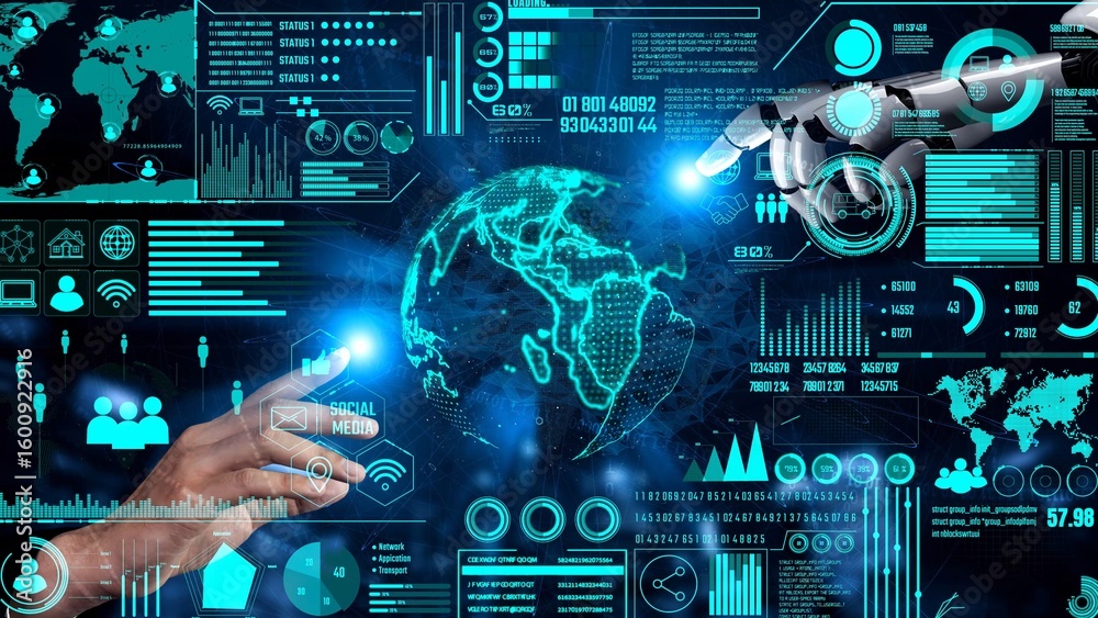 Poster ai monitors data center performance via virtual assistant dashboards, connection insights, and artif