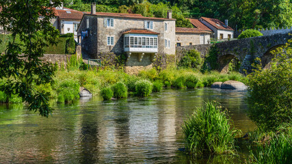 Ponte Maceira, a beautiful Galician village in the province of A Coruna.