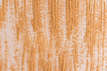 Beautiful background of cosmetic powder texture. A sample texture of decorative cosmetics. A copy space. A layout for advertising a cosmetic product.