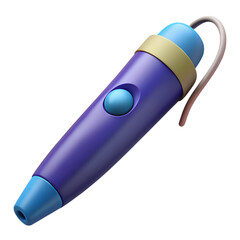 3D Stylus Pen Icon for Digital Drawing and Creative Design