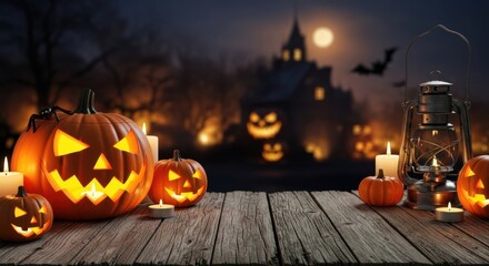 Obraz premium halloween pumpkin on halloween